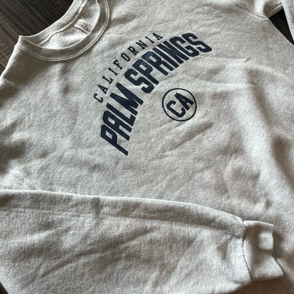 Jerzees Gray Crewneck Sweater - Picture 3 of 8